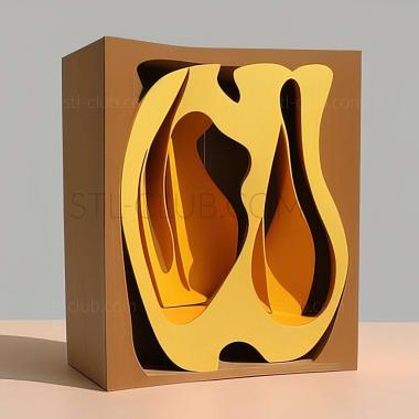 3D model Robert Motherwell American artist (STL)